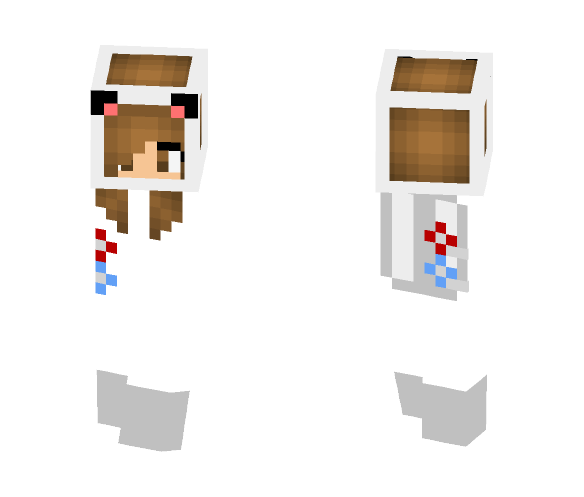 Space Girl (cat) - Girl Minecraft Skins - image 1