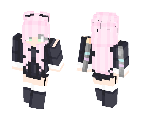 |Pastel Gothic Chic| - Female Minecraft Skins - image 1