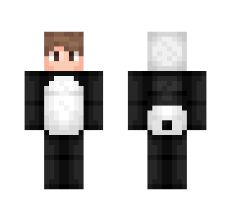 Beanie -- Panda Onesie - Male Minecraft Skins - image 2