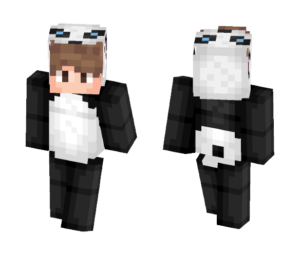 Beanie -- Panda Onesie - Male Minecraft Skins - image 1