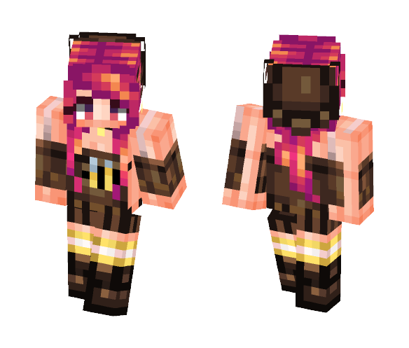 Bee Kind to Bees - Female Minecraft Skins - image 1