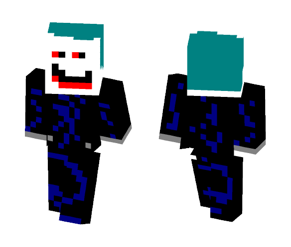 Bloody Blue Clown ! - Male Minecraft Skins - image 1