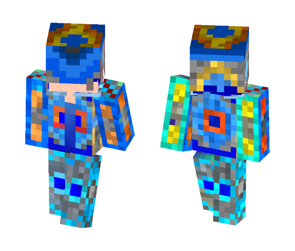 BlueGray Cyber - Male Minecraft Skins - image 1