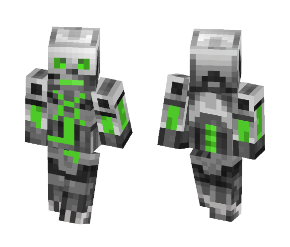 Necron Warrior - Interchangeable Minecraft Skins - image 1