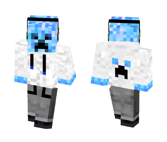 Ice Creeper (The Youtuber) - Male Minecraft Skins - image 1