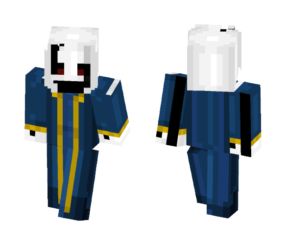 outertale gaster - Male Minecraft Skins - image 1