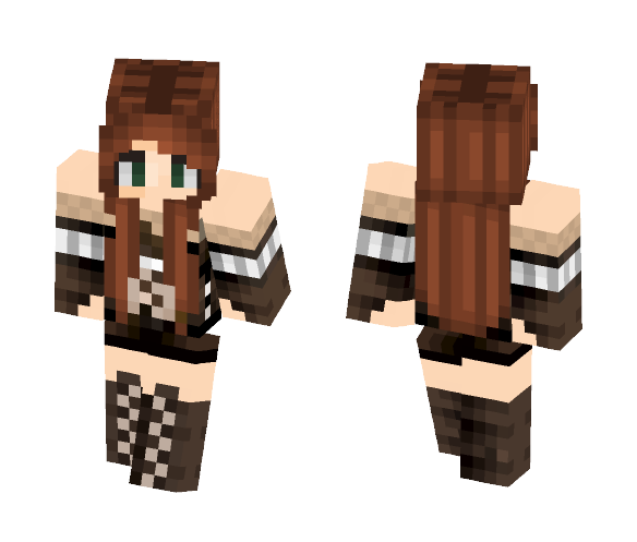 Medival Farmer - Female Minecraft Skins - image 1