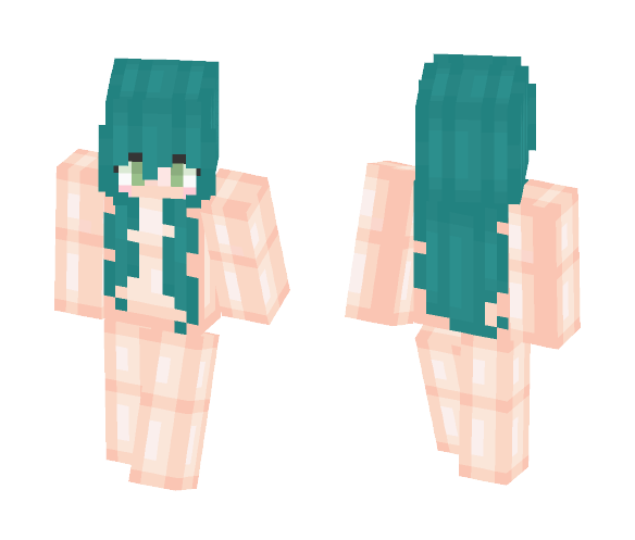 Cyan Hair base - Female Minecraft Skins - image 1