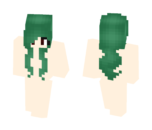 Green Hair base - Female Minecraft Skins - image 1