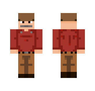 Red shirted hat man - Male Minecraft Skins - image 2