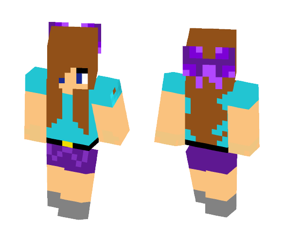 Female Steve // Herobette (old...) - Female Minecraft Skins - image 1