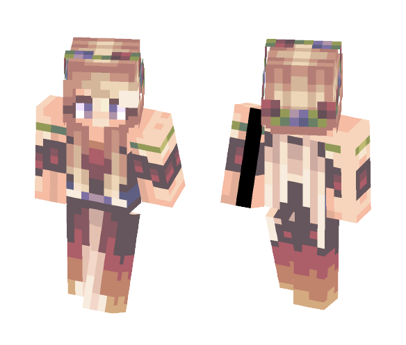 Rose Angel - Female Minecraft Skins - image 1