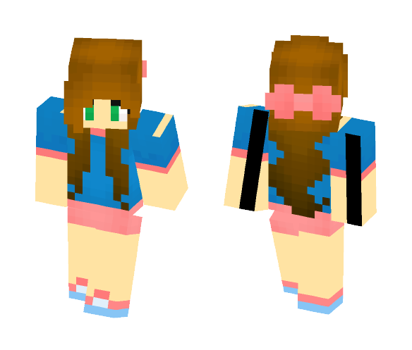 cotton candy girl - Girl Minecraft Skins - image 1