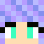 Purple Haired School Girl - Color Haired Girls Minecraft Skins - image 3