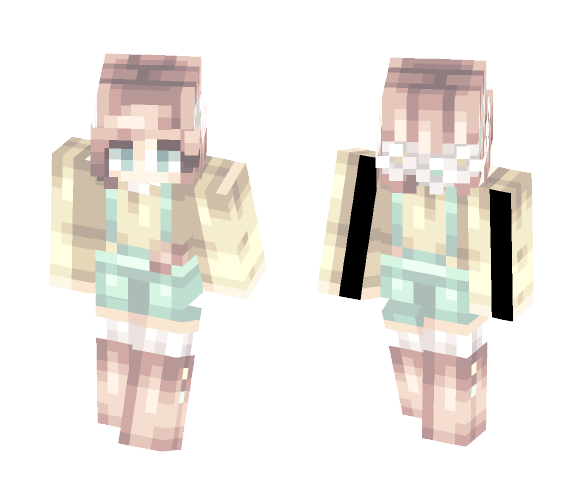 can't get enough // collab - Female Minecraft Skins - image 1