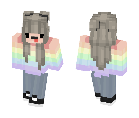 lovely derp ❤ - Female Minecraft Skins - image 1