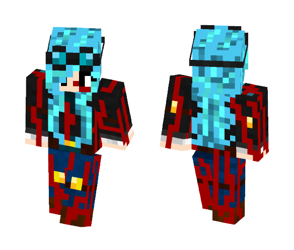 Bloody Zombie Attack - Female Minecraft Skins - image 1