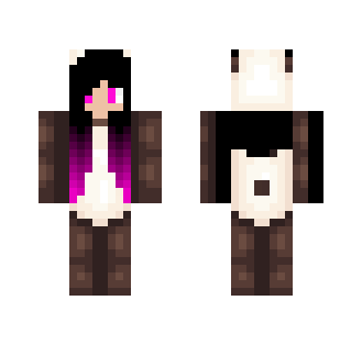 Panda Costume - Female Minecraft Skins - image 2