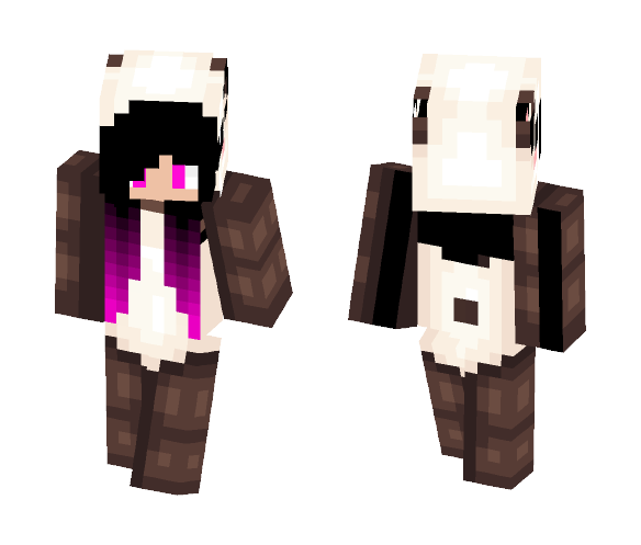 Panda Costume - Female Minecraft Skins - image 1