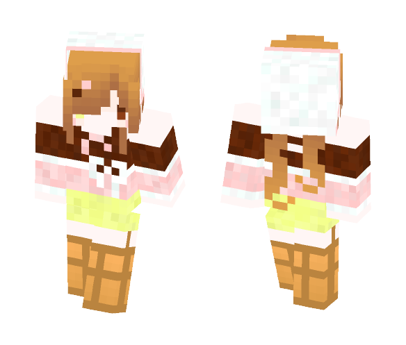 Dessert girl - Ice cream - Girl Minecraft Skins - image 1