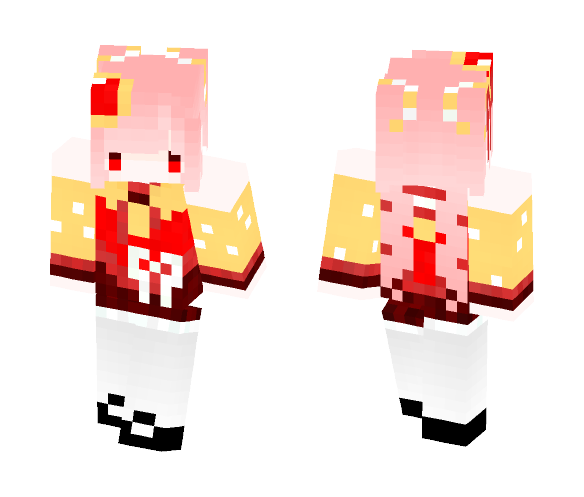 Dessert girl - Strawberry pie - Girl Minecraft Skins - image 1