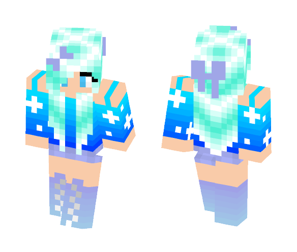 Snow Girl - Girl Minecraft Skins - image 1