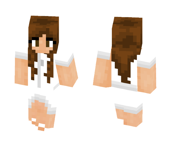 Bikini Lady With Jacket Overlay - Female Minecraft Skins - image 1