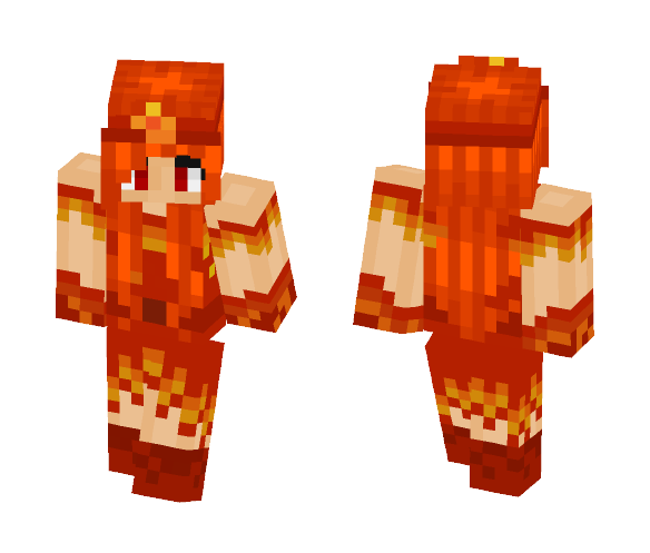 FireWizard - Female Minecraft Skins - image 1
