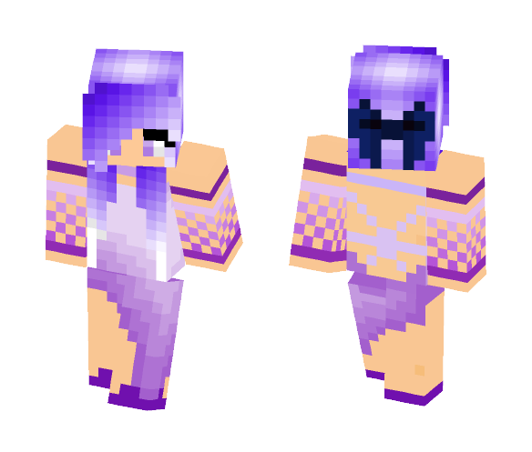 Fanci Purple - Female Minecraft Skins - image 1