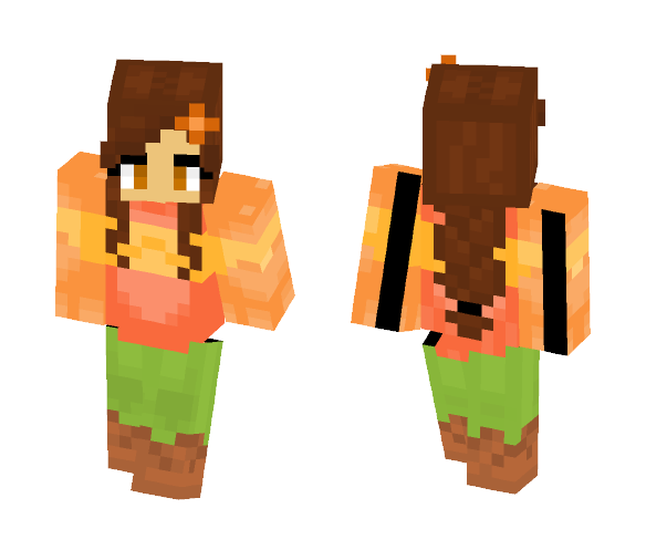 AutumnLeaves - Female Minecraft Skins - image 1