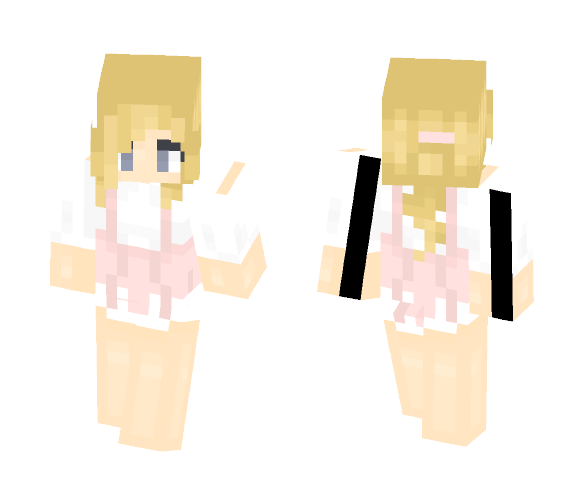 Kaori Miyazono - Pink Dress - Female Minecraft Skins - image 1