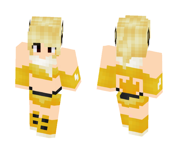 Jolteon girl - Girl Minecraft Skins - image 1