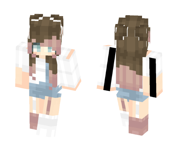 Pιηκ Rosεs | Aυτυmη - Female Minecraft Skins - image 1