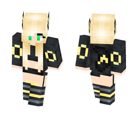 Umbreon girl - Girl Minecraft Skins - image 1