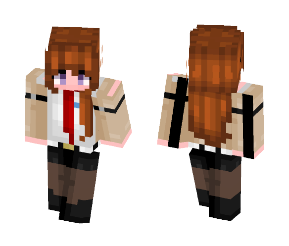 Kurisu Makise - Steins; Gate - Female Minecraft Skins - image 1