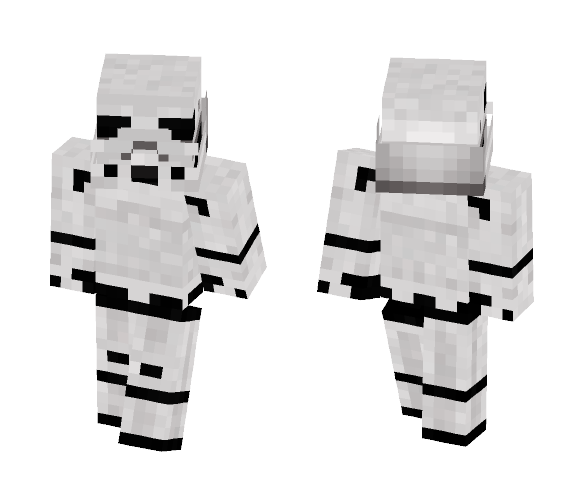 Stormtrooper 2nd Design - Male Minecraft Skins - image 1