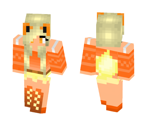Flareon Girl - Girl Minecraft Skins - image 1
