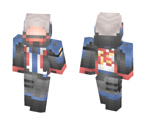 Soldier: 76 from Overwatch - Male Minecraft Skins - image 1