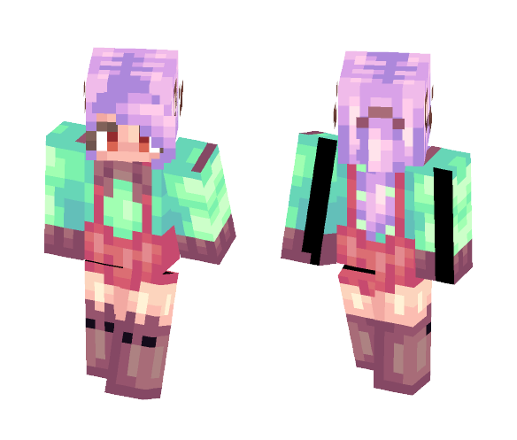 Cute little disaster. - Female Minecraft Skins - image 1