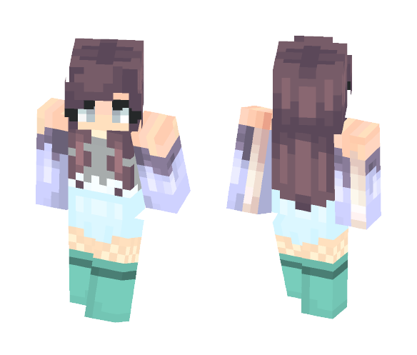 Fading Into Darkness ☆ - Female Minecraft Skins - image 1