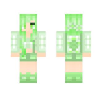 ~Green~ (Turtle-Girl) - Female Minecraft Skins - image 2