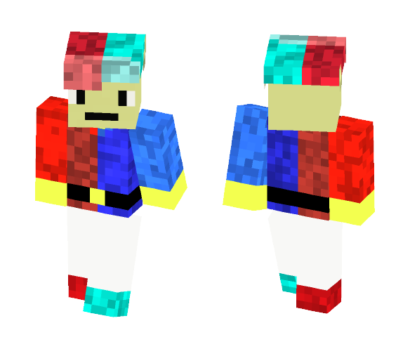 red and blue Link - Male Minecraft Skins - image 1