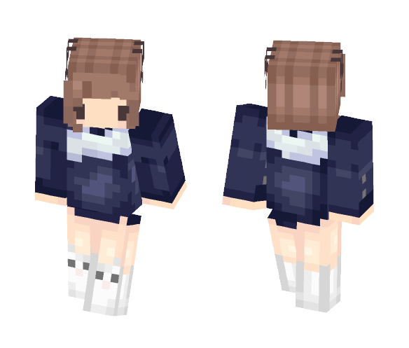 ????Navy Blue Sweater???? - Female Minecraft Skins - image 1