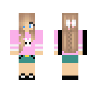 bunny shirt - Female Minecraft Skins - image 2