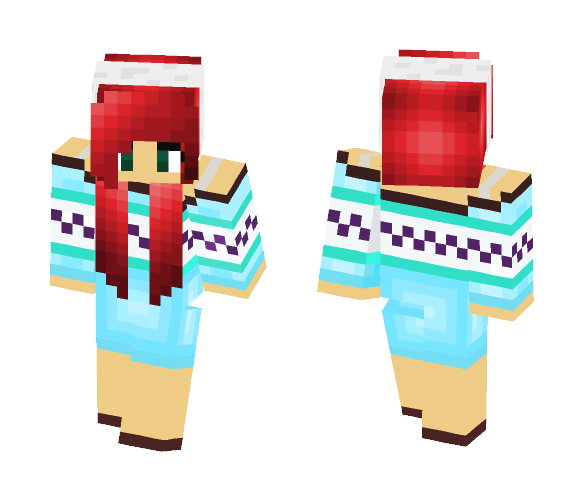 A Winter outfit ( I tried!! ) - Female Minecraft Skins - image 1