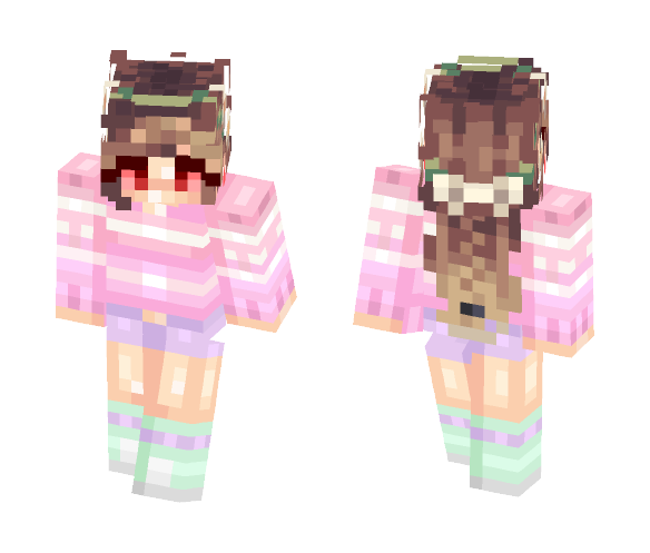 ★ 80's pastel ★ - Female Minecraft Skins - image 1