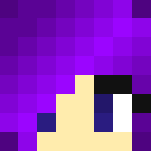 purple haired girl - Color Haired Girls Minecraft Skins - image 3