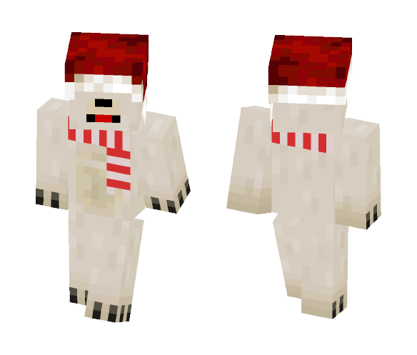 Christmas Polar Bear - Christmas Minecraft Skins - image 1