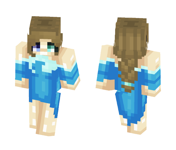 dude, just go with the flow! - Female Minecraft Skins - image 1