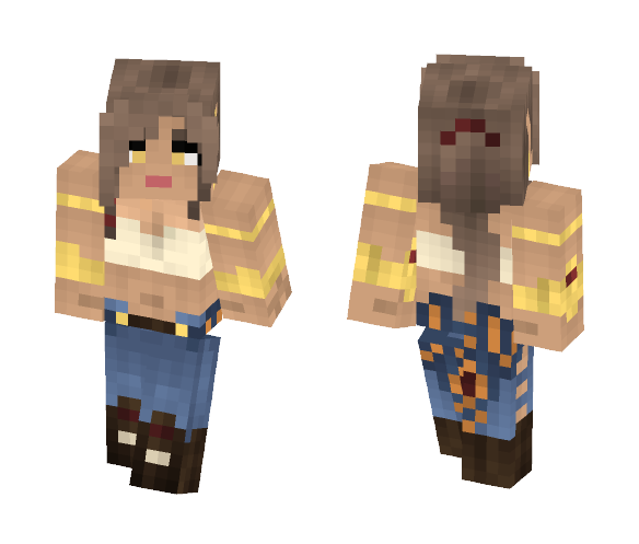 Desert Elf - Female Minecraft Skins - image 1